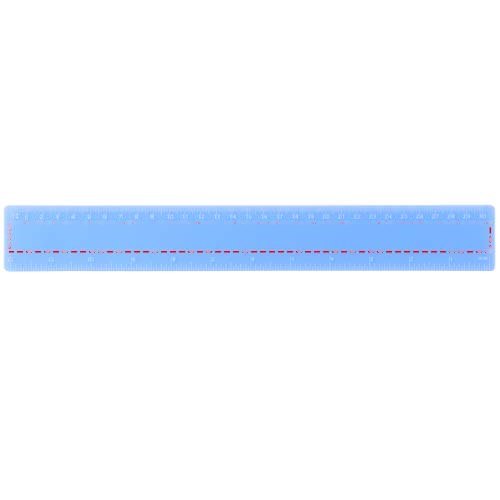 Rothko 30 cm PP liniaal — drukvlak voorzijde