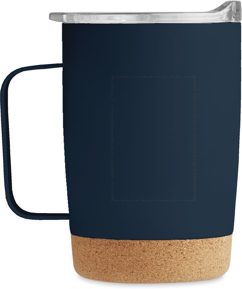 RUBY - Doppelwandiger Becher 300ml — drukvlak links h