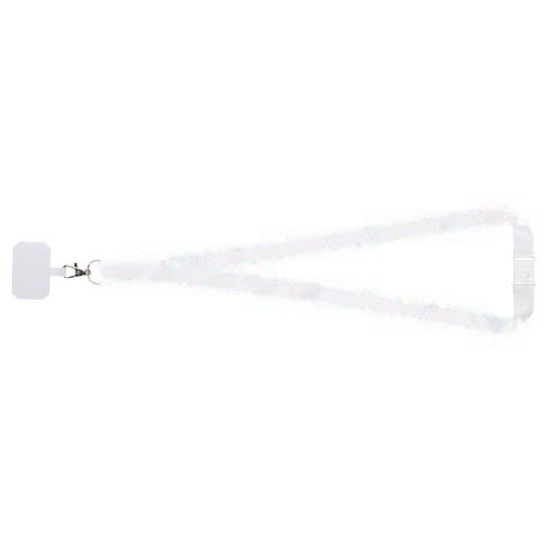 Addie sublimatie RPET-lanyard met telefoonhouder en veiligheidssluiting — drukvlak rondom, voor