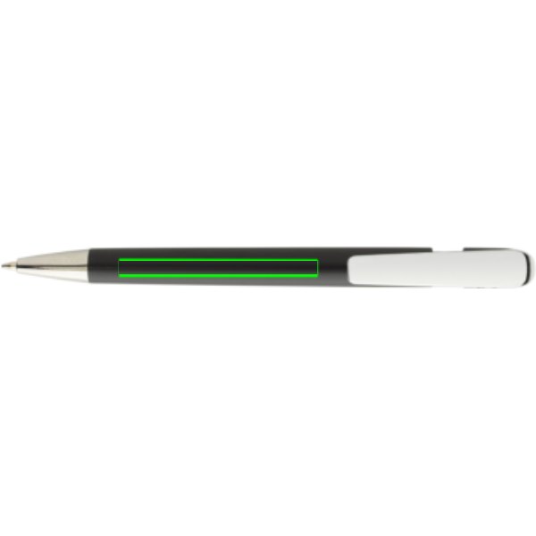 Glide GRS gecertificeerde R-ABS Pen met metalen clip — drukvlak voor de clip