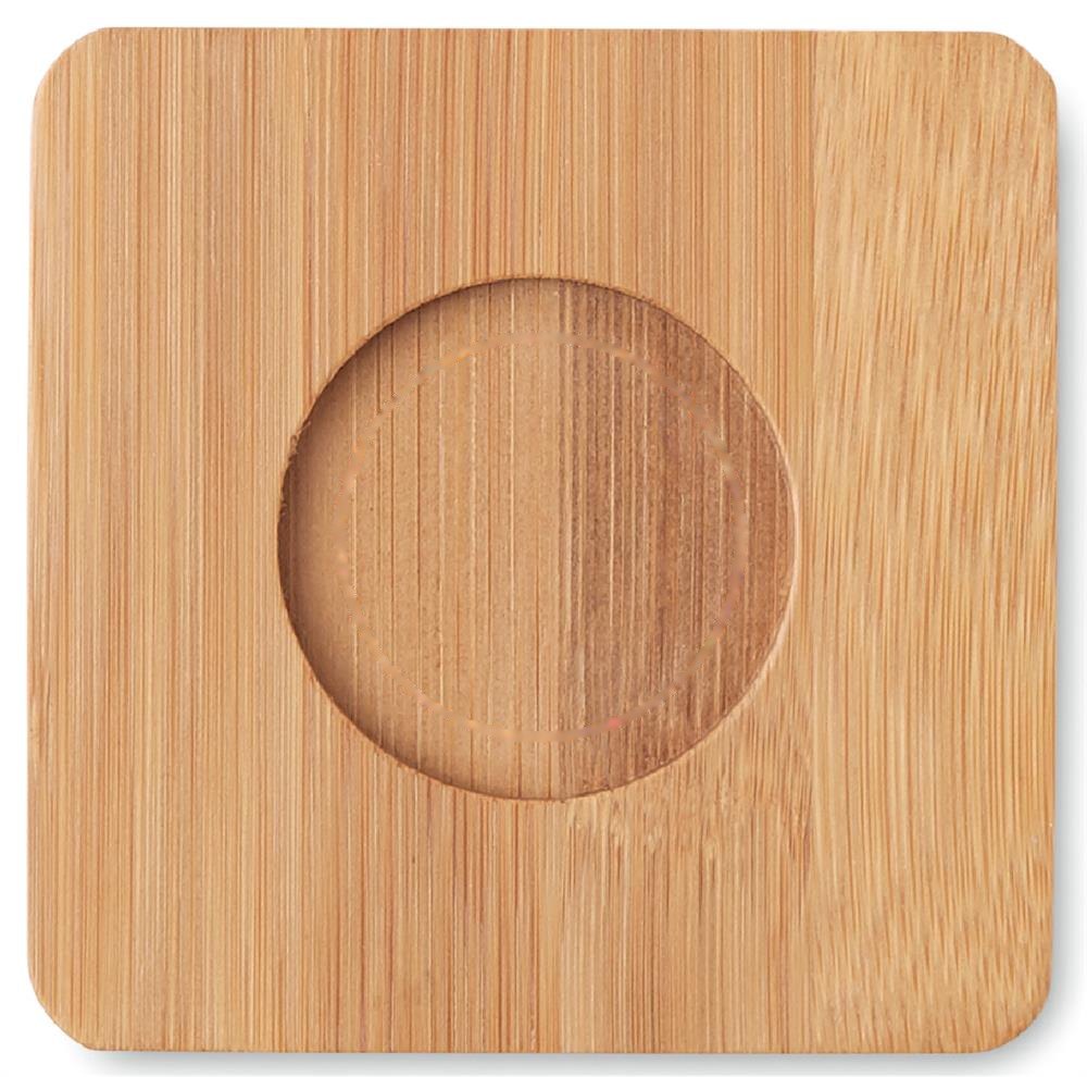 BELIZE - Espresso set — drukvlak coaster 1 midden
