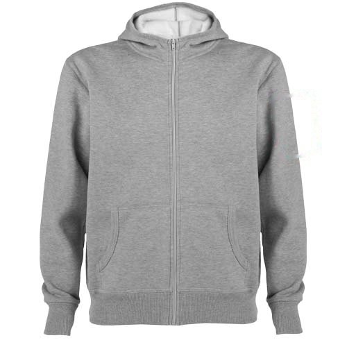 Montblanc 280 g/m² unisex hoodie met volledige rits — drukvlak linker bicep