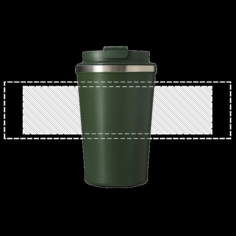 VELOMUG - Vacuum-isoleerbeker — drukvlak gecentreerd op voorkant