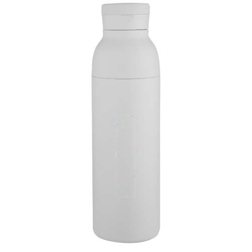 Illuminate 650 ml RCS gerecyclede roestvrijstalen dubbelwandige geïsoleerde waterfles — drukvlak voorzijde