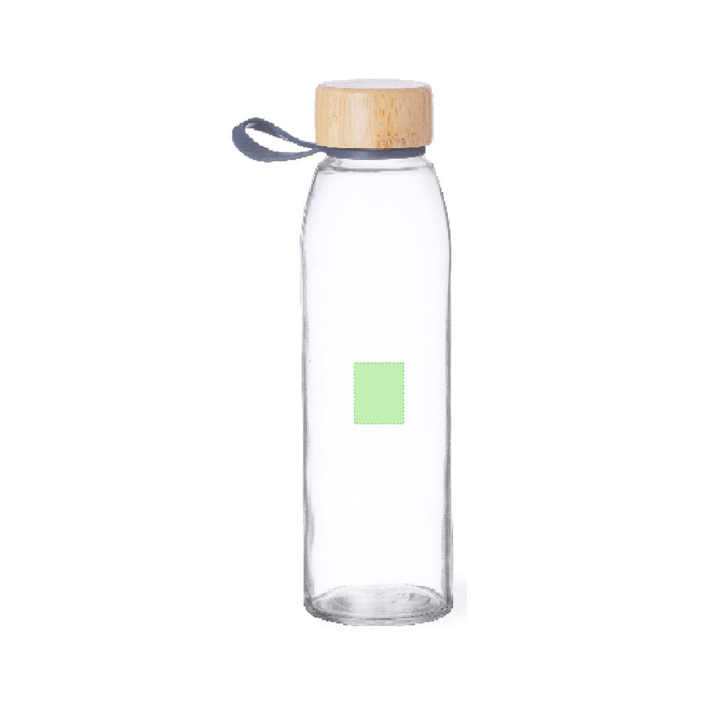 Fles Toniox — drukvlak klein op de voorzijde