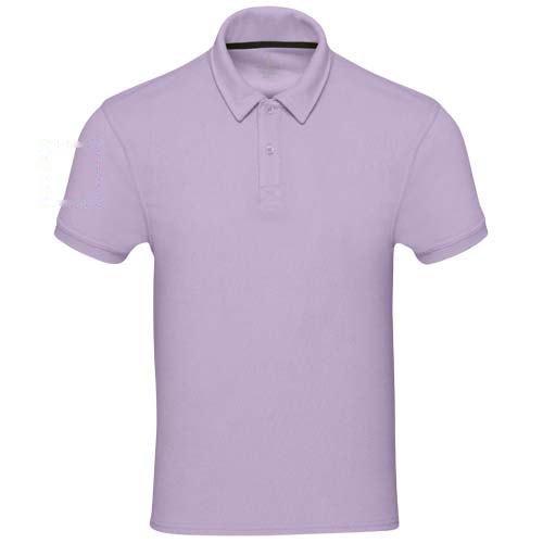 Akoya 230 g/m² gerecyclede terry unisex polo — drukvlak rechter bicep