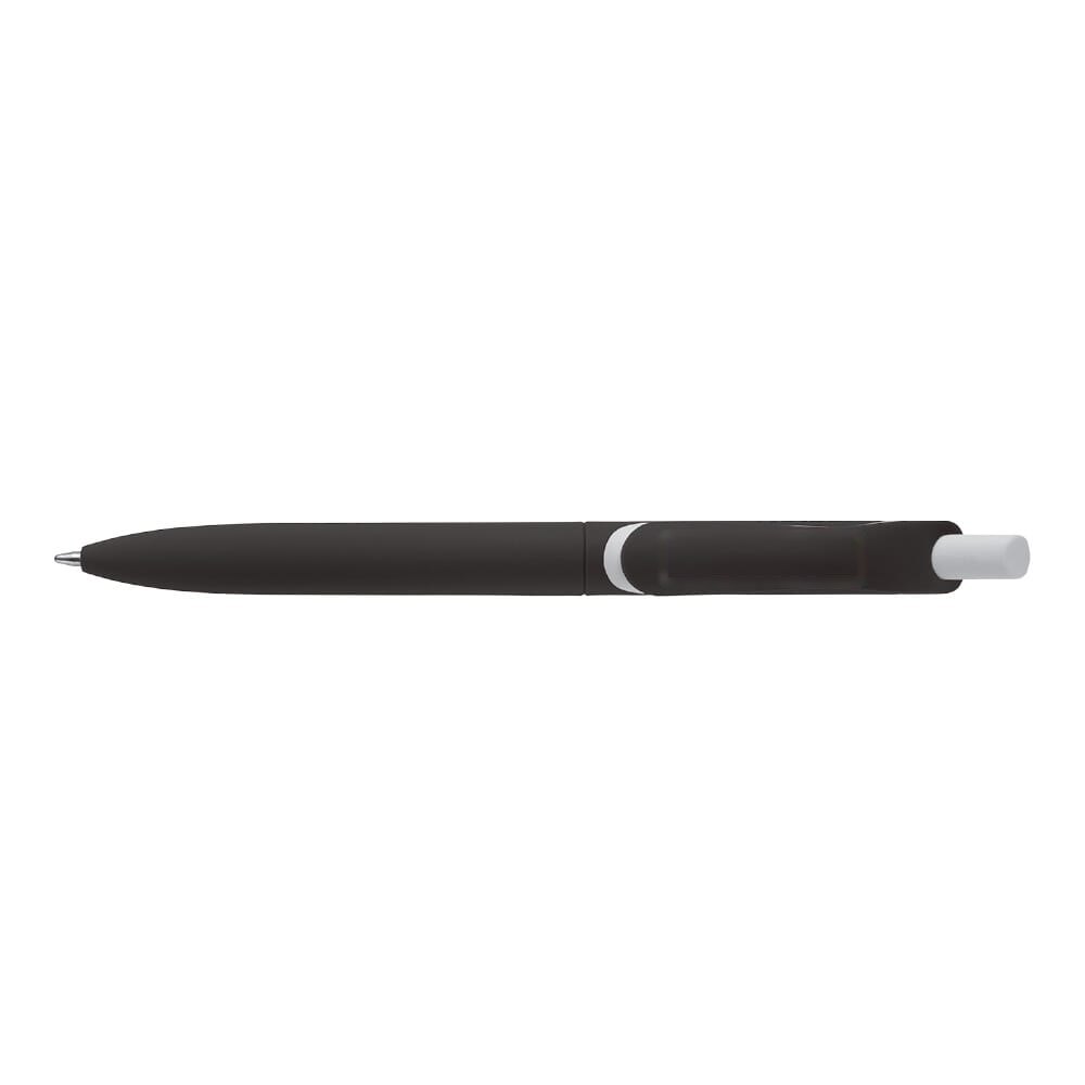 Balpen ClickShadow soft touch R-ABS — drukvlak op de clip