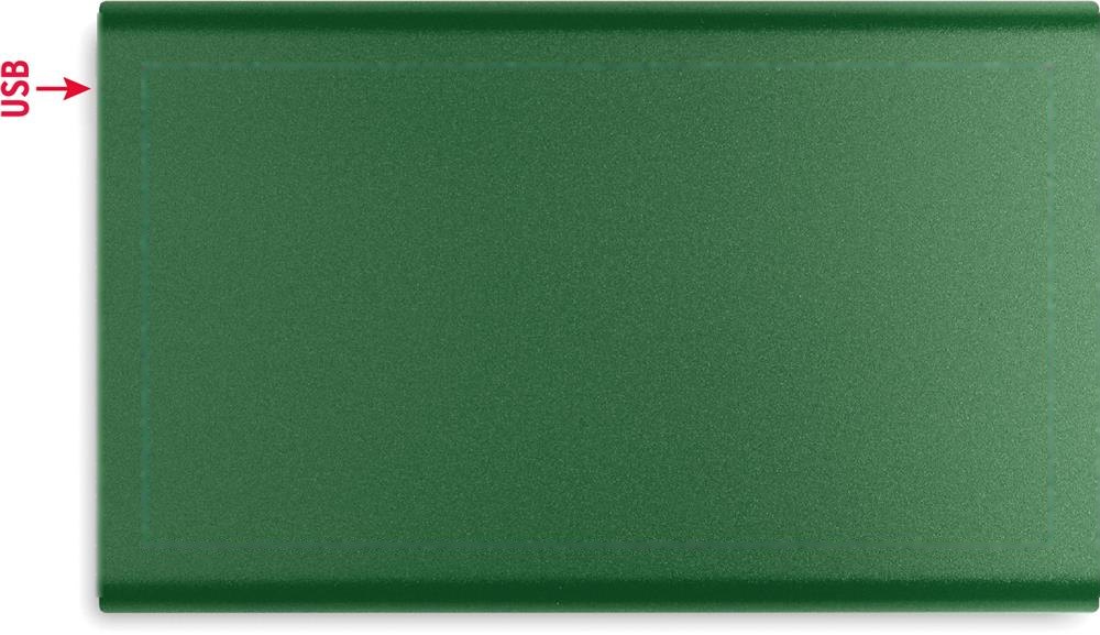 POWERFLAT C - 4000 mAh Power Bank Type C — drukvlak onderzijde