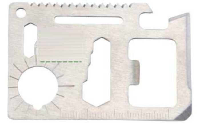 Multitool Roxie | Rvs | 11-in-1 — drukvlak bovenzijde
