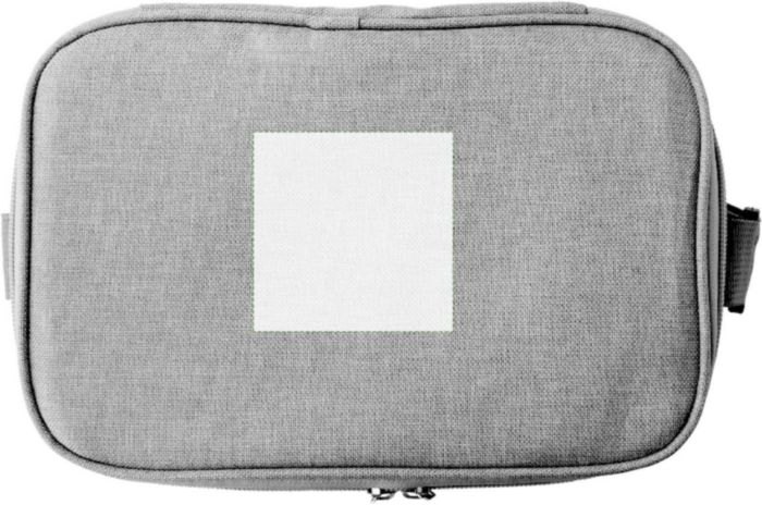 rPET polyester (600D) koeltas Sage — drukvlak bovenzijde