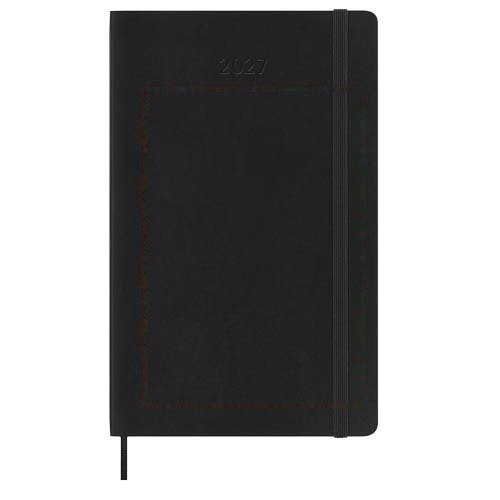 Moleskine week-agenda voor 12 maanden met zachte kaft L — drukvlak voorzijde