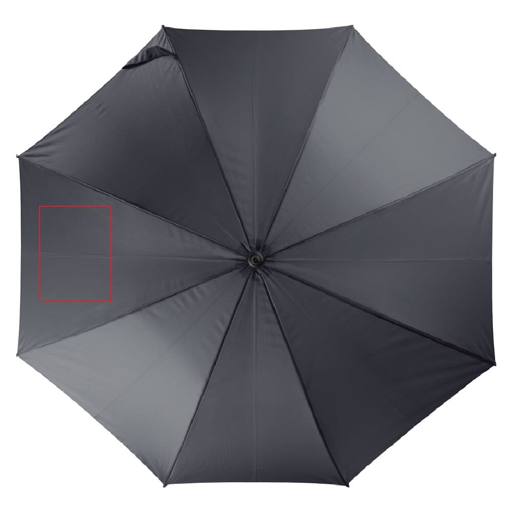 Luxe stokparaplu 23” auto open — drukvlak links