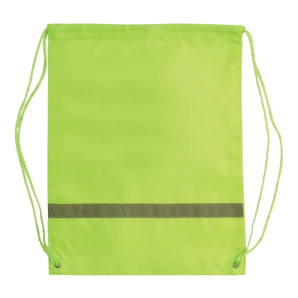 Rugzak reflectie 210 D — drukvlak midden boven reflectiestrip
