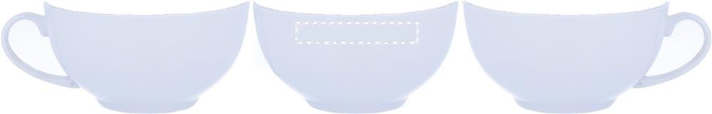 TEA TIME - Theepot met kopje — drukvlak beker