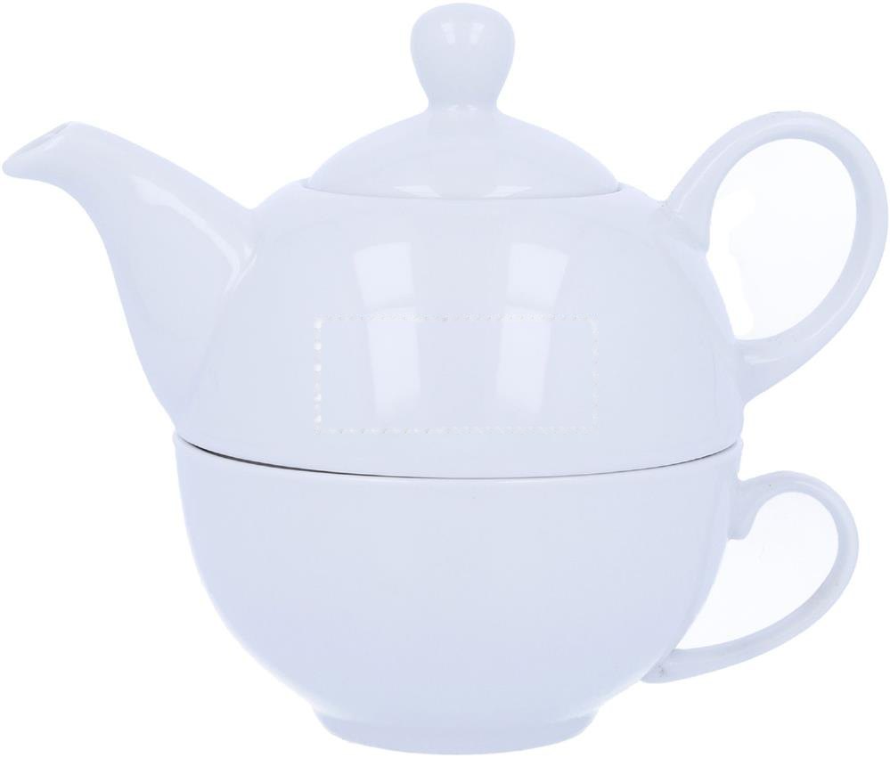 TEA TIME - Theepot met kopje — drukvlak tea pot links
