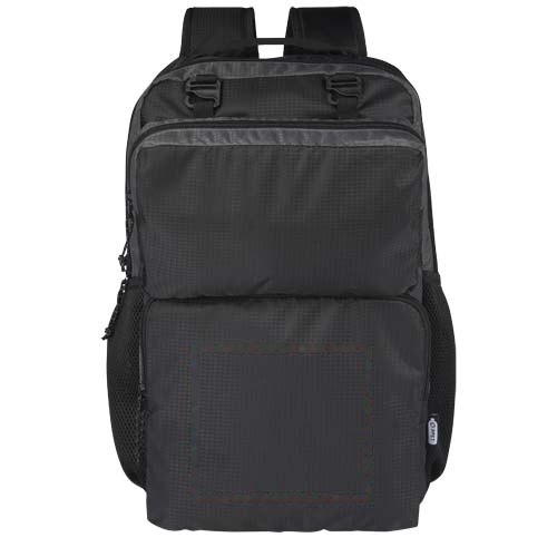 Trailhead GRS gerecyclede lichtgewicht 15 inch laptoprugzak van 14 l — drukvlak voorzijde