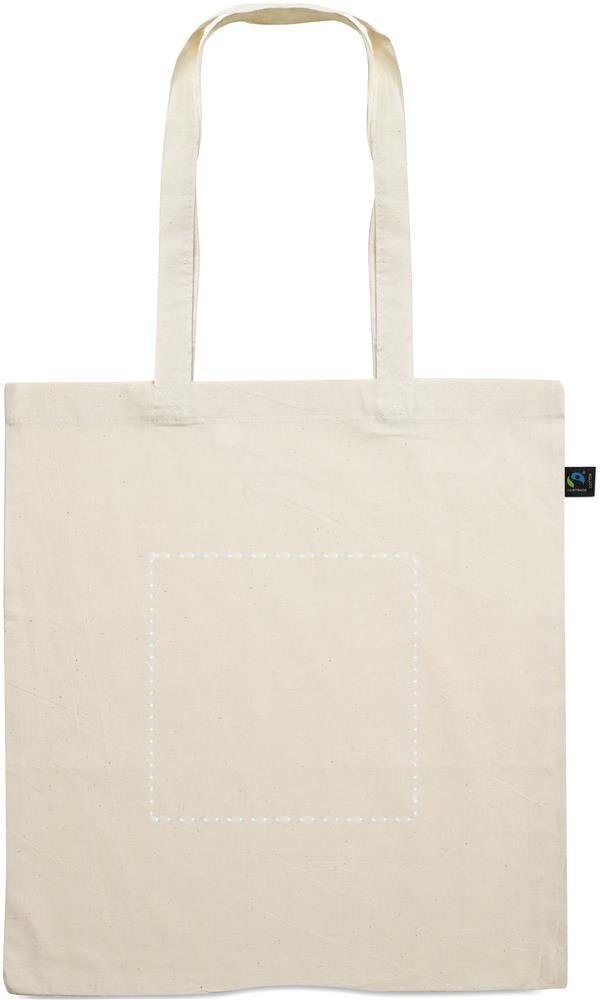 OSOLE+ - Fairtrade 180gr/m² katoenen tas — drukvlak drukvlak 1