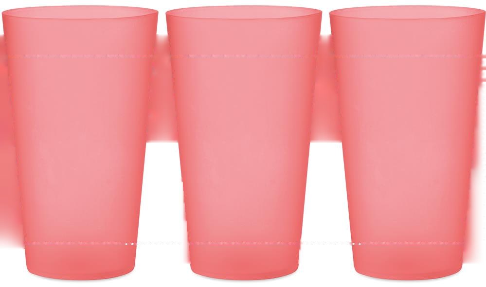 FESTA LARGE - Herbruikbare event beker 500ml — drukvlak 360 transparent