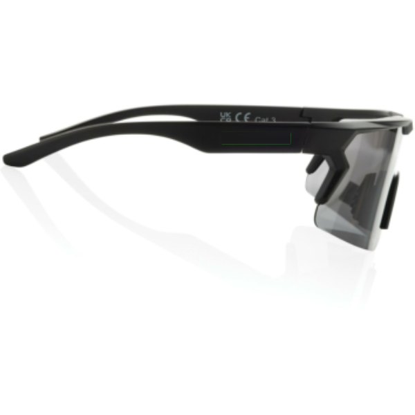 SproShield RCS plastic activity bril met gepolariseerde lens — drukvlak artikel zijkant rechts