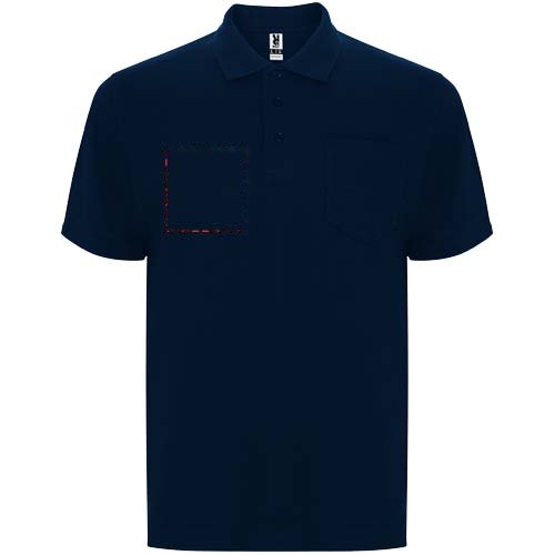 Centauro 220 g/m² Premium unisex polo met korte mouwen — drukvlak rechter borst