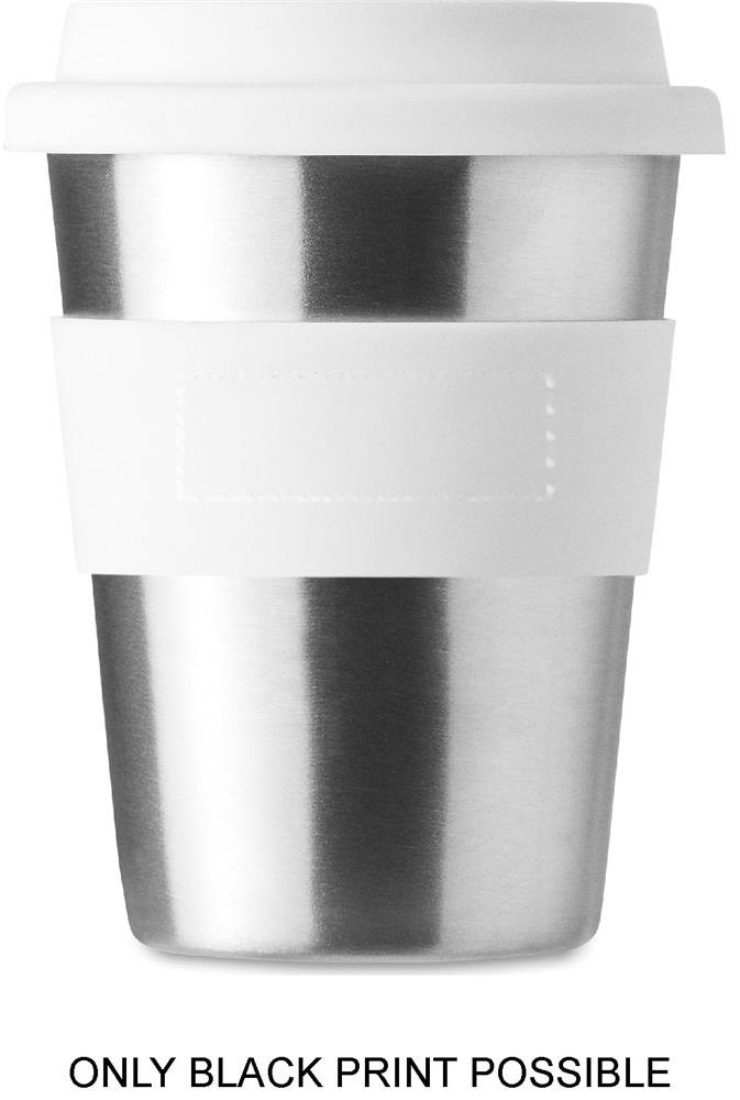 IRMUG - RVS drinkbeker 350 ml — drukvlak band