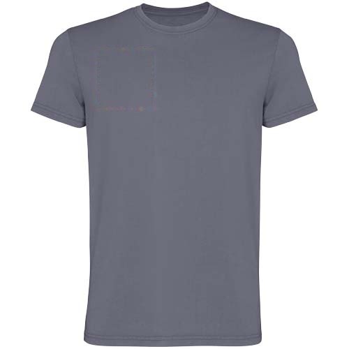 Corgi 180 g/m² herenshirt met korte mouwen — drukvlak rechter borst
