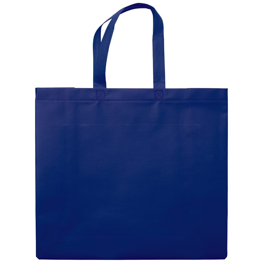 Draagtas gelamineerd non-woven groot 105g/m² — drukvlak op de voorkant