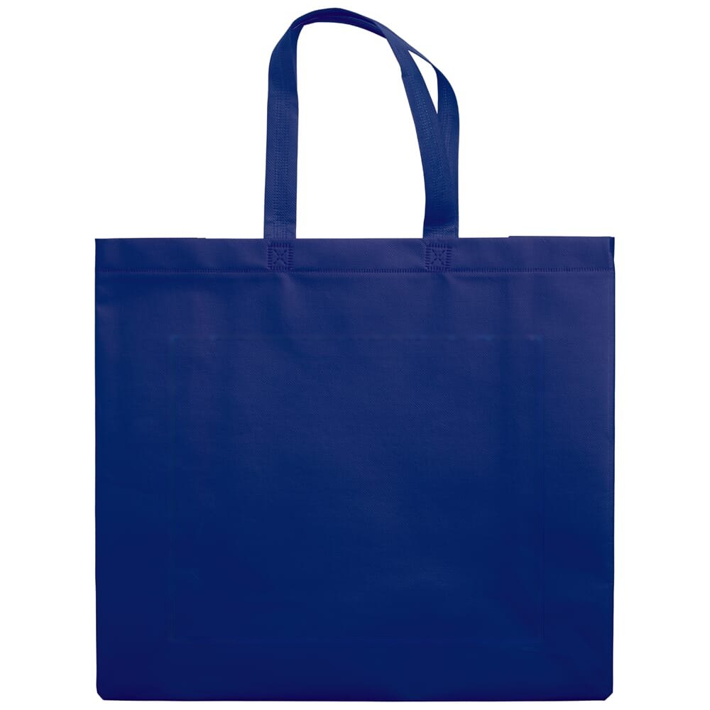 Draagtas gelamineerd non-woven groot 105g/m² — drukvlak op de achterkant