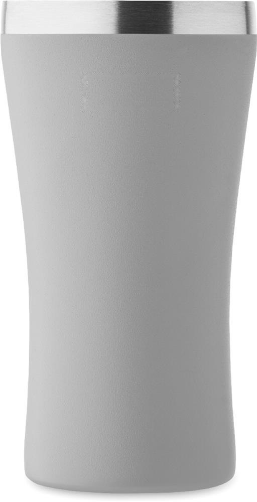 OZ - Dubbelwandige beker 160ml — drukvlak achterzijde boven