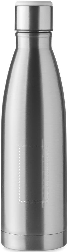 DEREO - Dubbelwandige fles 500 ml — drukvlak voorzijde