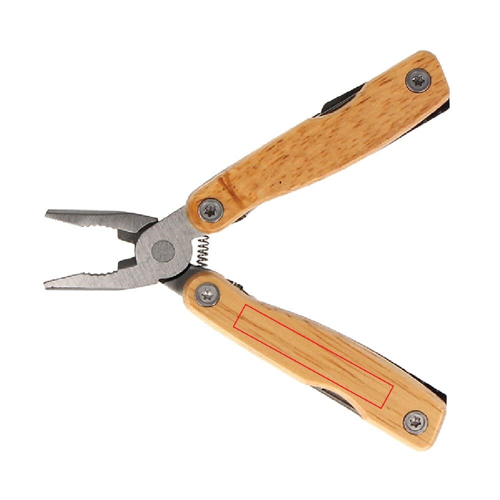 Orrefors Hunting multitool — drukvlak handvat links