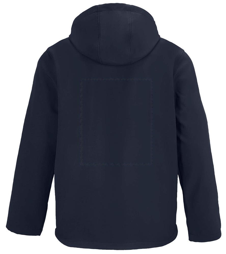 RACE HOODED MEN - RACE HERENJAS MET CAPUCHON — drukvlak onder de hood