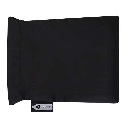 Raquel gerecyclede PET sport koelhanddoek in een pouch 80 x 30 cm — drukvlak zakje