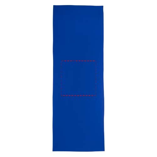 Raquel gerecyclede PET sport koelhanddoek in een pouch 80 x 30 cm — drukvlak romp