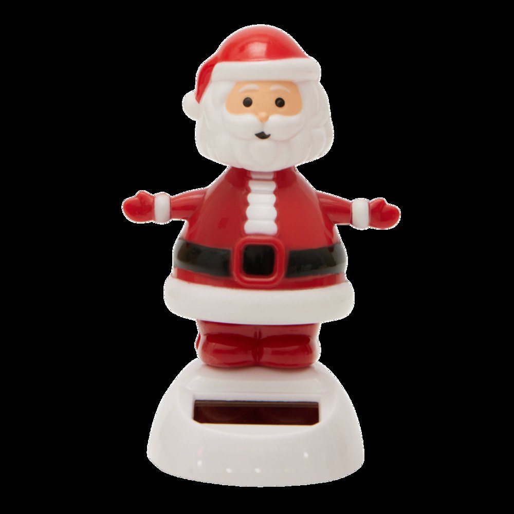 SANTA - Solar kerstman — drukvlak gecentreerd op de voorkant van de houder