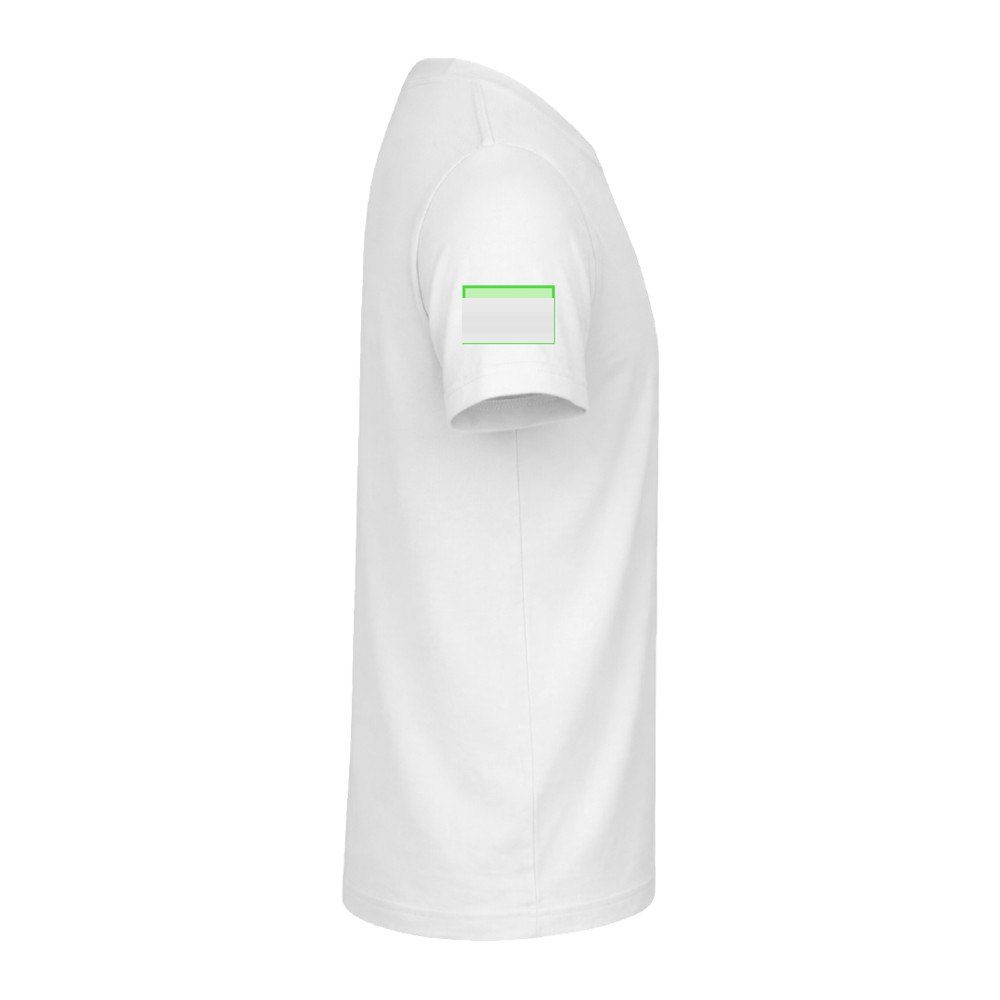Wit Kinder T-Shirt "keya" YC150 — drukvlak linkermouw