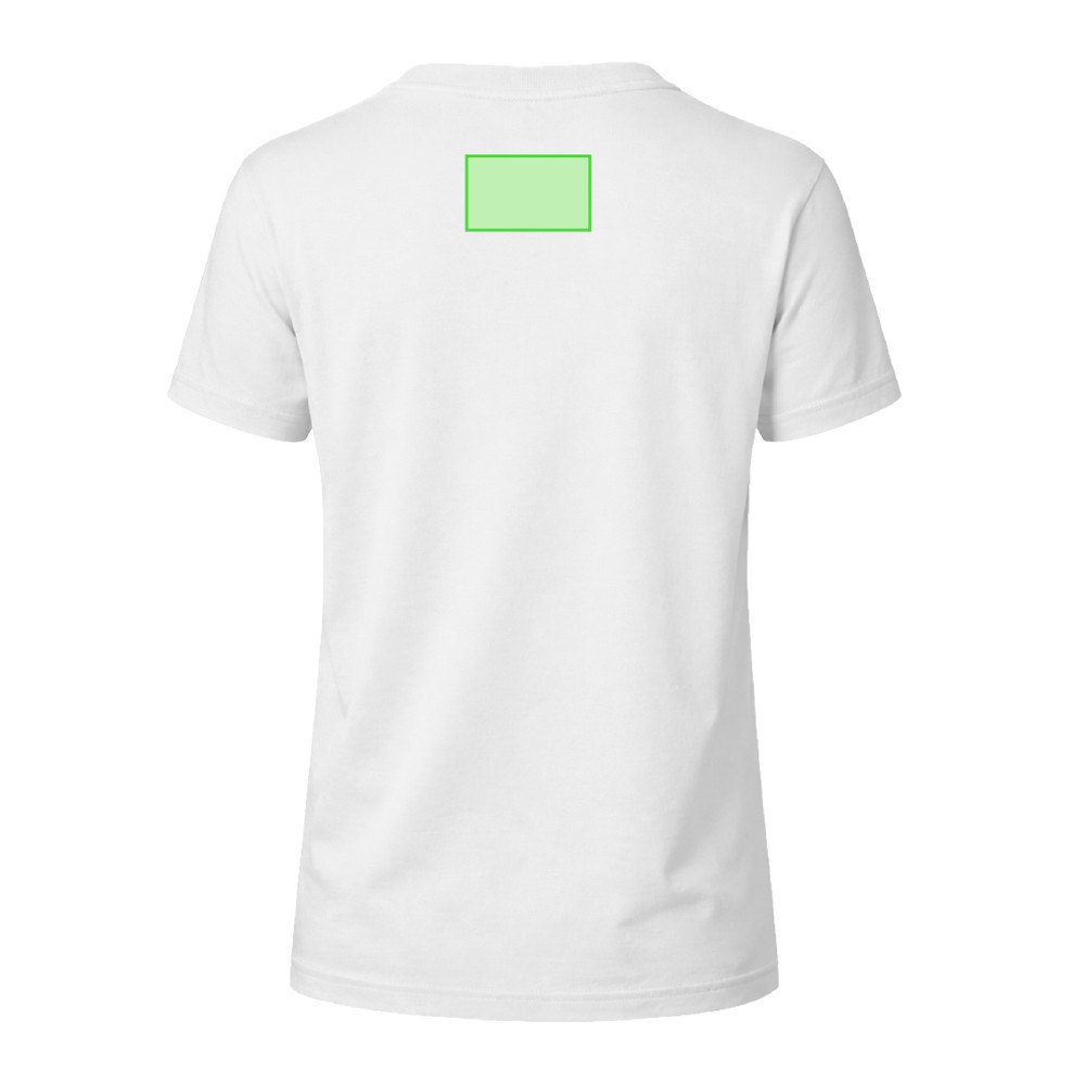 Wit Kinder T-Shirt "keya" YC150 — drukvlak bovenrug