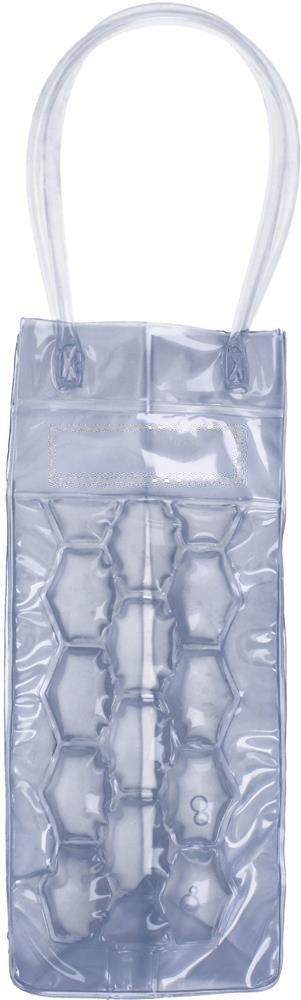 BACOOL - Transparante PVC koeltas — drukvlak voorzijde