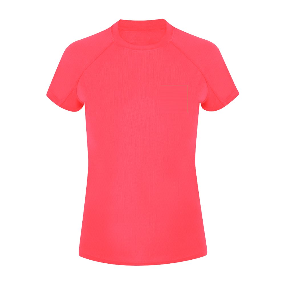 Dames T-Shirt Cocker — drukvlak linkerborst