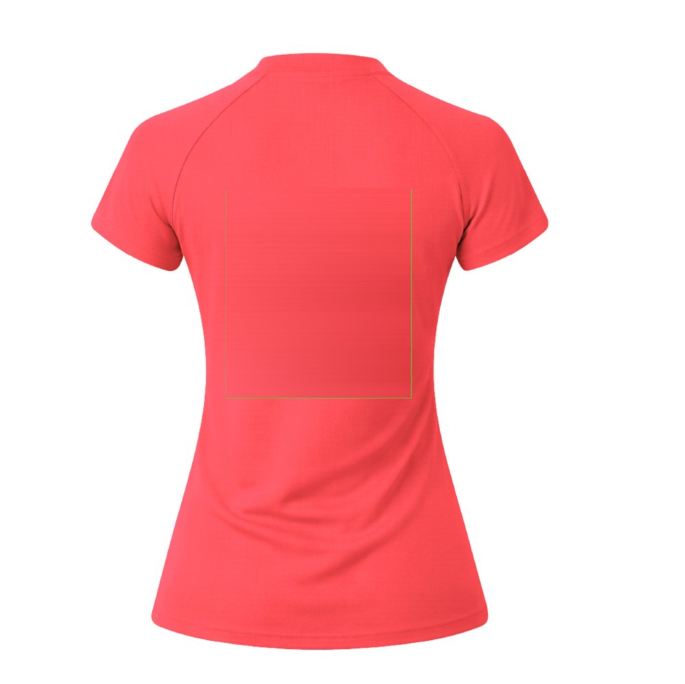 Dames T-Shirt Cocker — drukvlak midden rug
