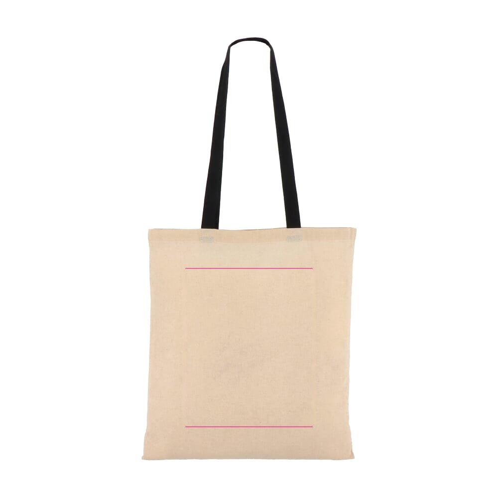 Katoen Tote OEKO-TEX® 38 x 42cm 140g/m² — drukvlak midden voorzijde