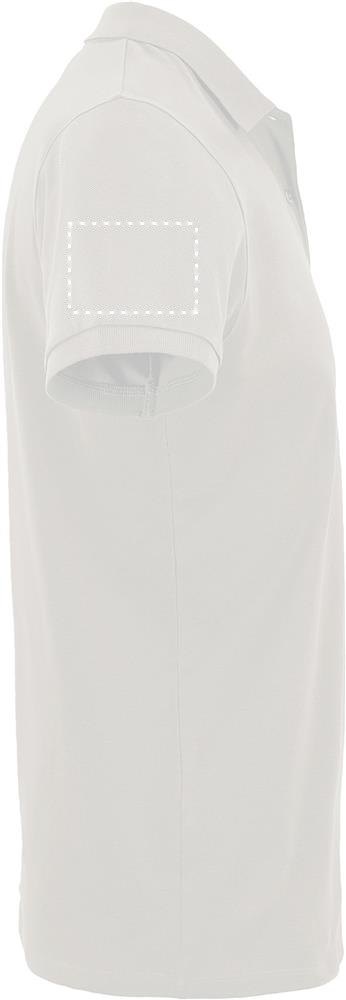 PLANET MEN - PLANET HEREN Polo 170g — drukvlak rechterarm