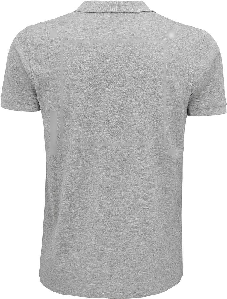 PLANET MEN - PLANET HEREN Polo 170g — drukvlak achterzijde