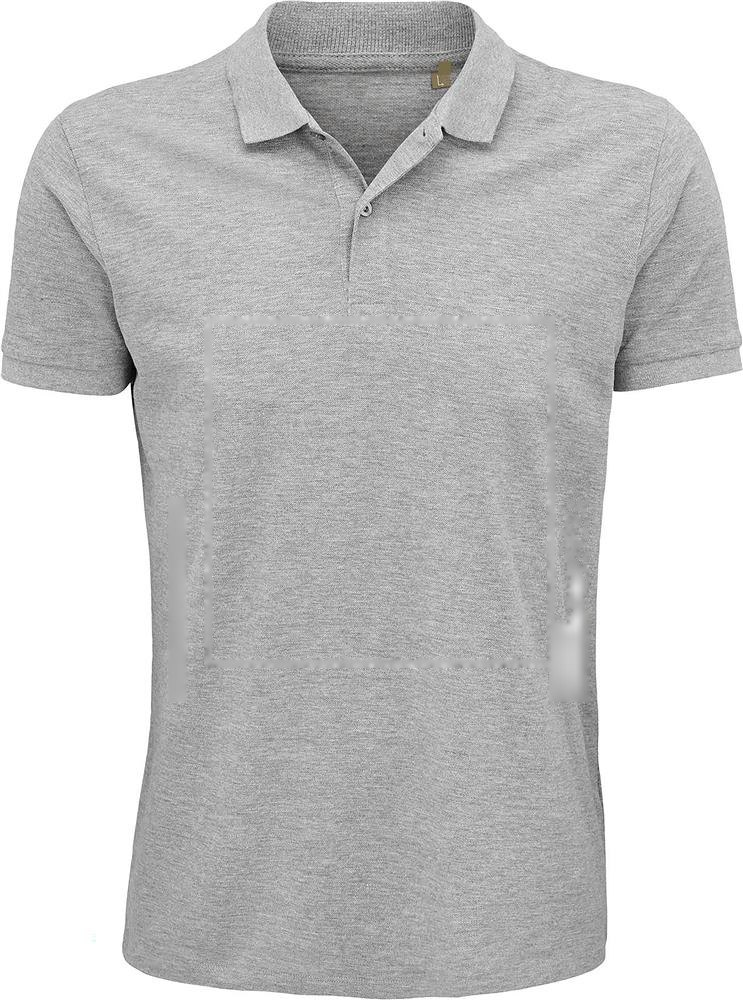 PLANET MEN - PLANET HEREN Polo 170g — drukvlak voorzijde
