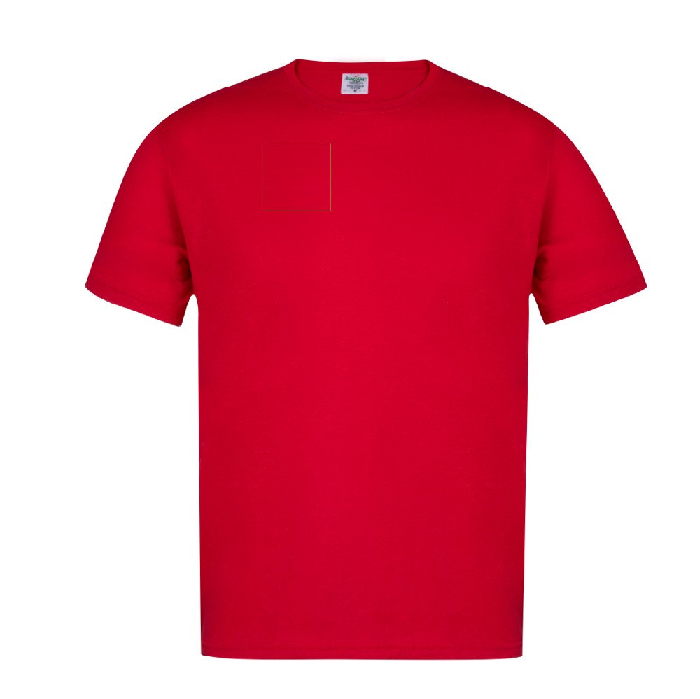 Volwassene Kleuren T-Shirt "keya" MC180-OE — drukvlak rechterborst