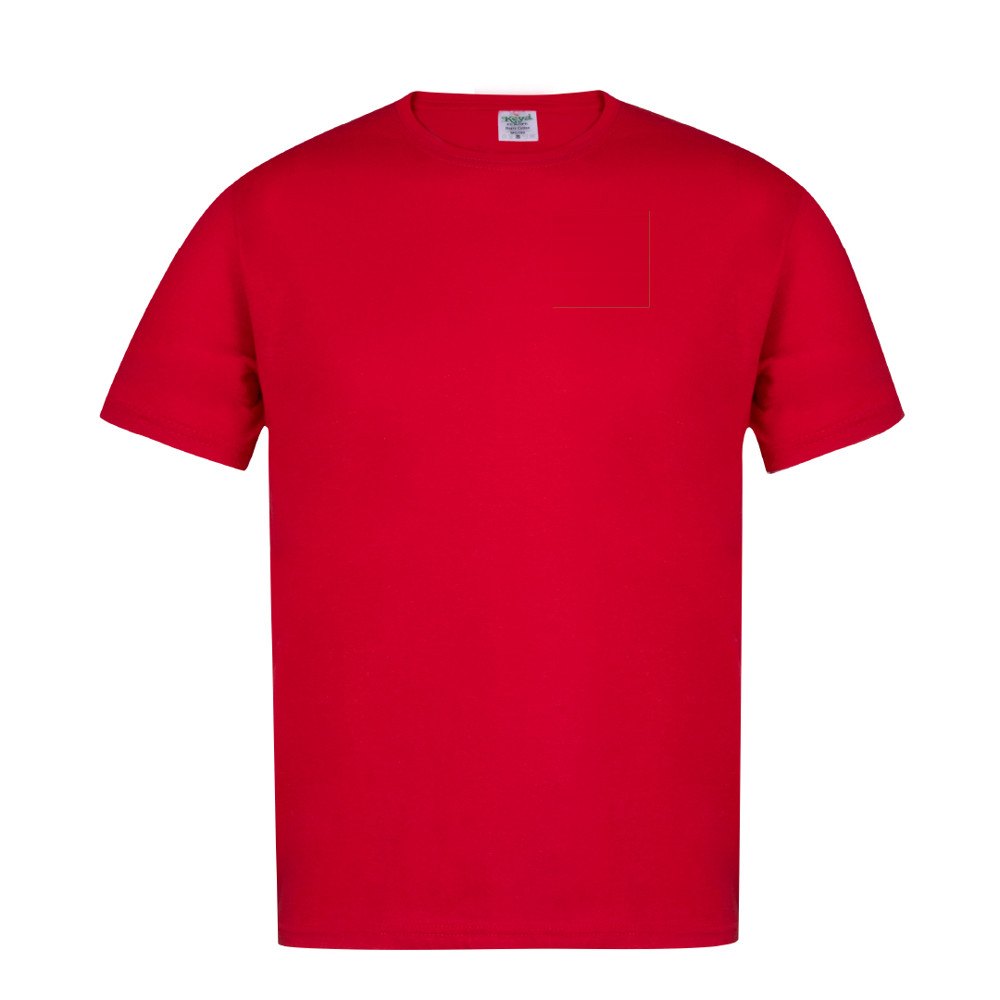 Volwassene Kleuren T-Shirt "keya" MC180-OE — drukvlak linkerborst