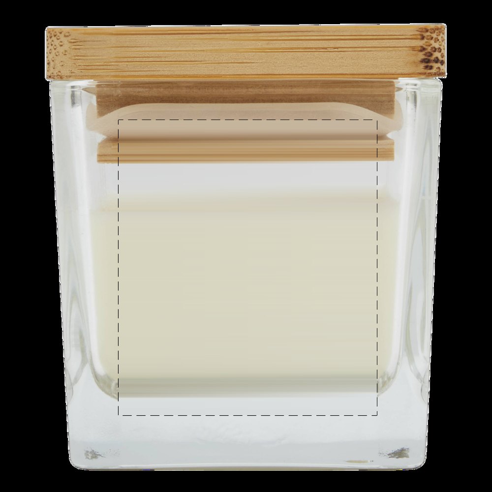 VANILLA GLOW - Geurkaars GLOW — drukvlak gecentreerd op 1 zijde