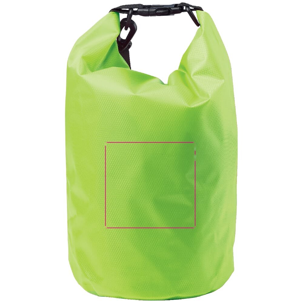 Waterwerende tas 5L IPX6 — drukvlak groot op de voorkant