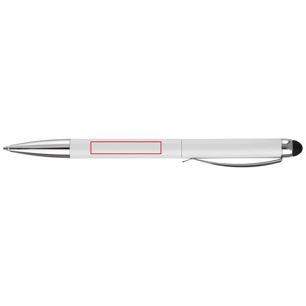 Balpen Modena stylus metaal — drukvlak 270 graden van de clip