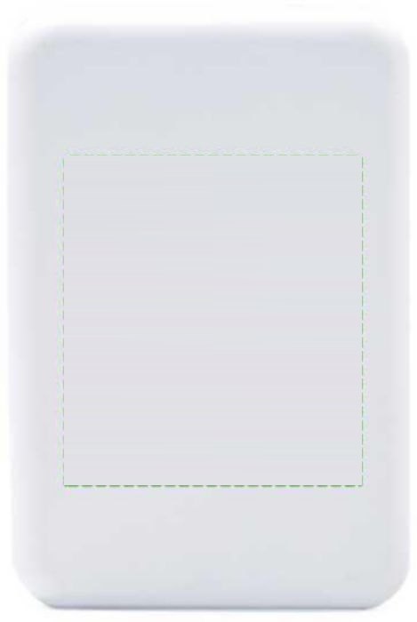 BrandCharger The Powercharge Wireless 5.000 Eco powerbank — drukvlak voorzijde